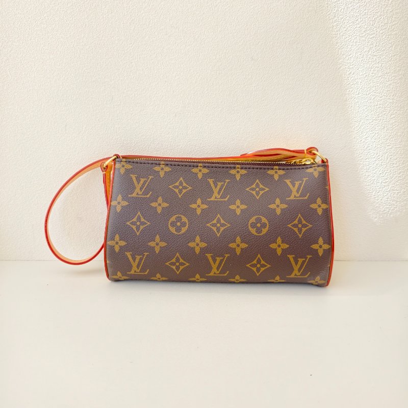 lv路易威登/Louis Vuitton 老花塗層帆布手提腋下包 尺寸:22 x 12 x 5.5cm 98新芯片-3