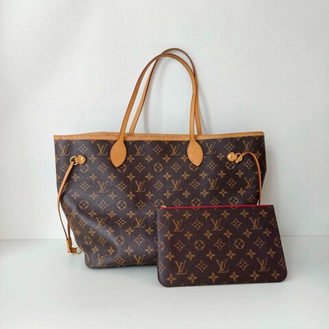 lv 路易威登 老花nf never full 中號 芯片款 尺寸:31*28.5*17 97新