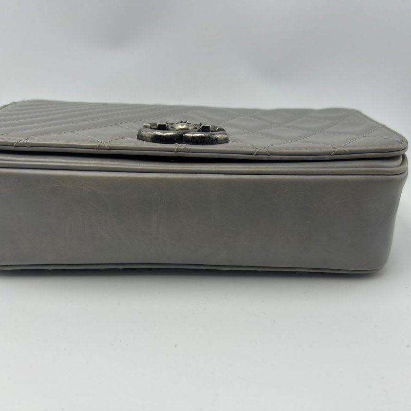 Chanel Boy Chanel 菱格口蓋包-7