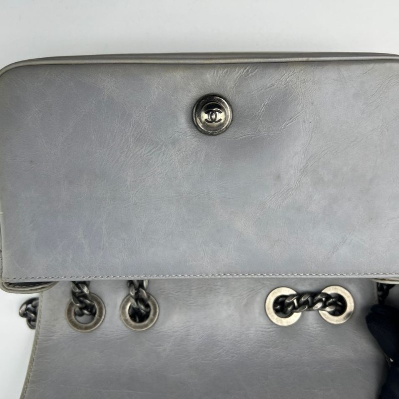 Chanel Boy Chanel 菱格口蓋包-12