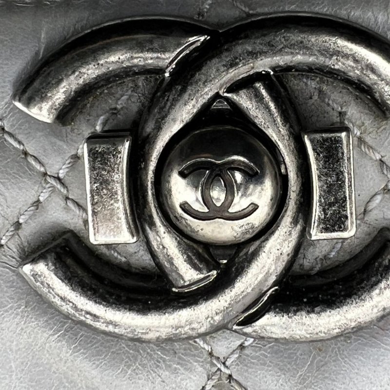 Chanel Boy Chanel 菱格口蓋包-17