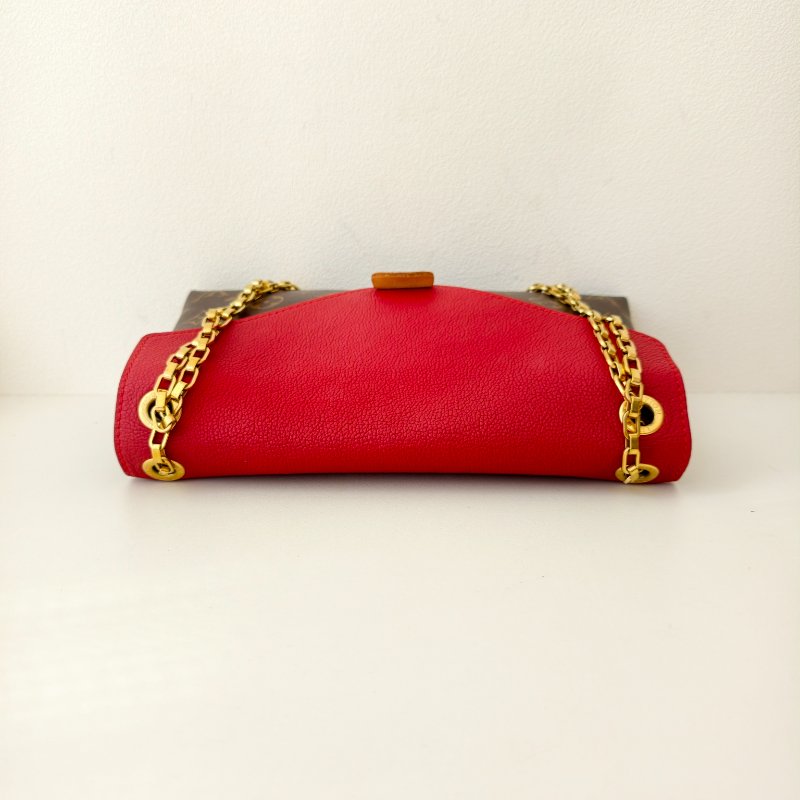 lv路易威登/Louis Vuitton 老花紅蓋斜挎單肩包 尺寸: 27x3x17 cm 98新-4