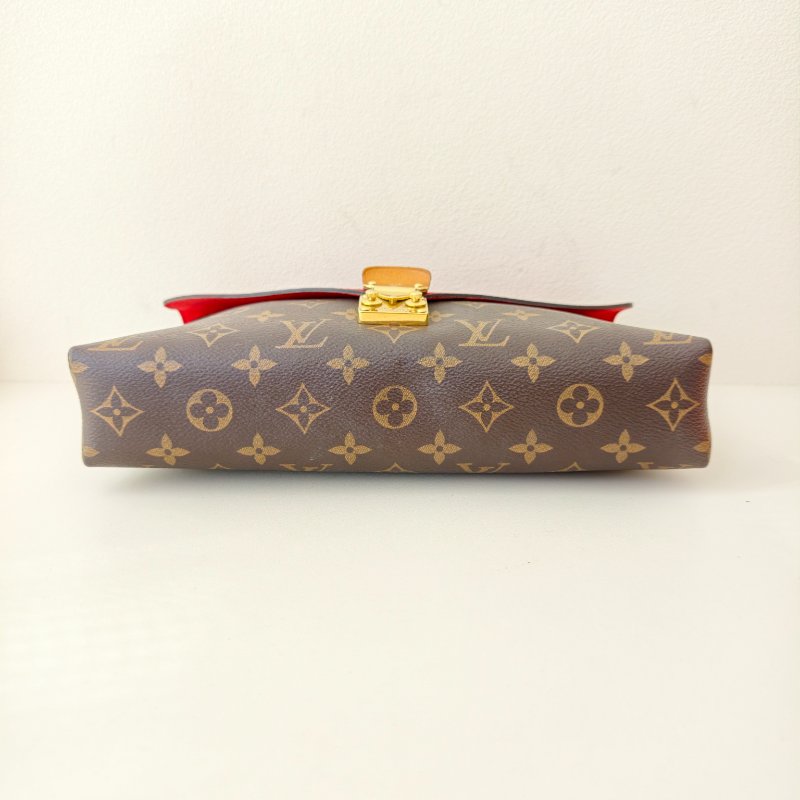 lv路易威登/Louis Vuitton 老花紅蓋斜挎單肩包 尺寸: 27x3x17 cm 98新-5