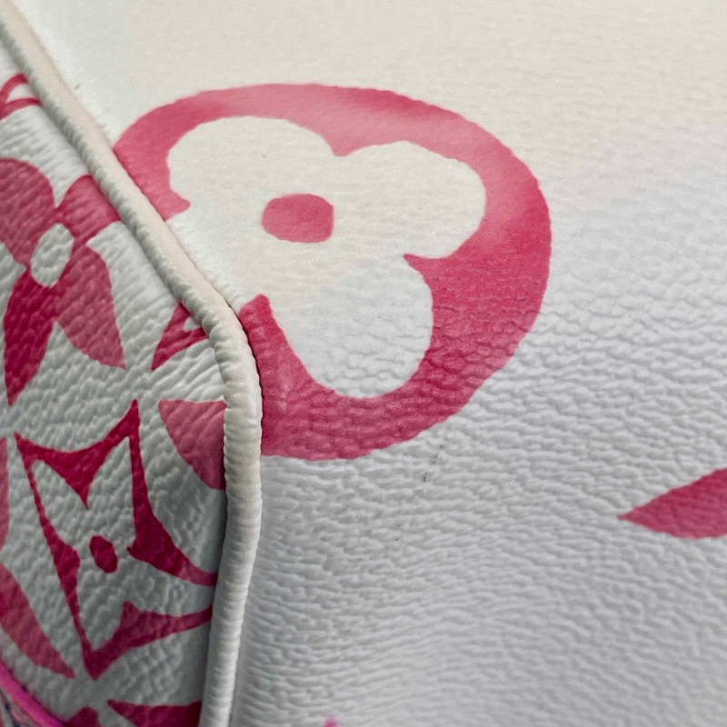 LV 路易威登 Speedy25 限定水彩系列 芯片款 可調節肩帶-10