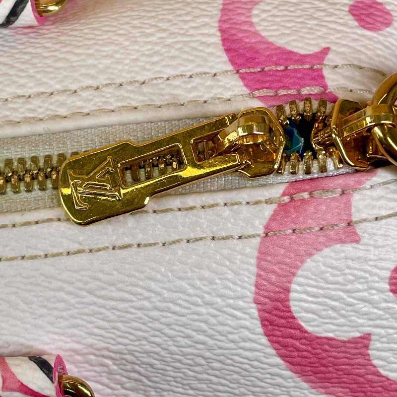 LV 路易威登 Speedy25 限定水彩系列 芯片款 可調節肩帶-18