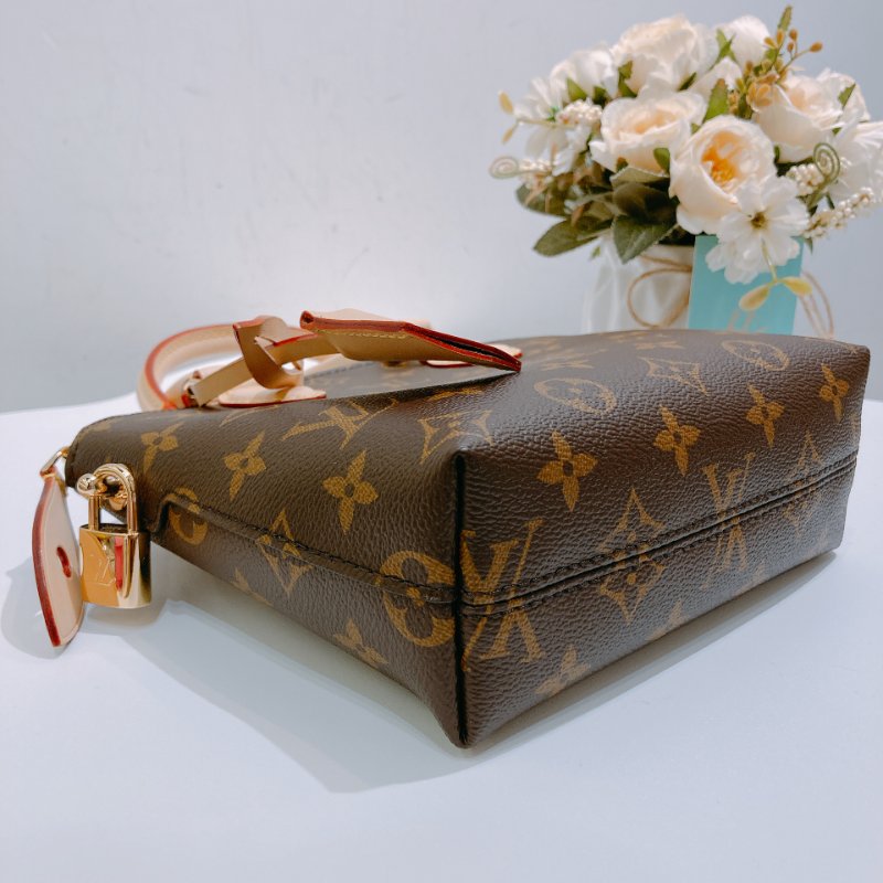 TW4743 Louis Vuitton 路易威登 BB M12019 Monogram Canvans Brown #NFC 經典老花色 手提包  全新-7