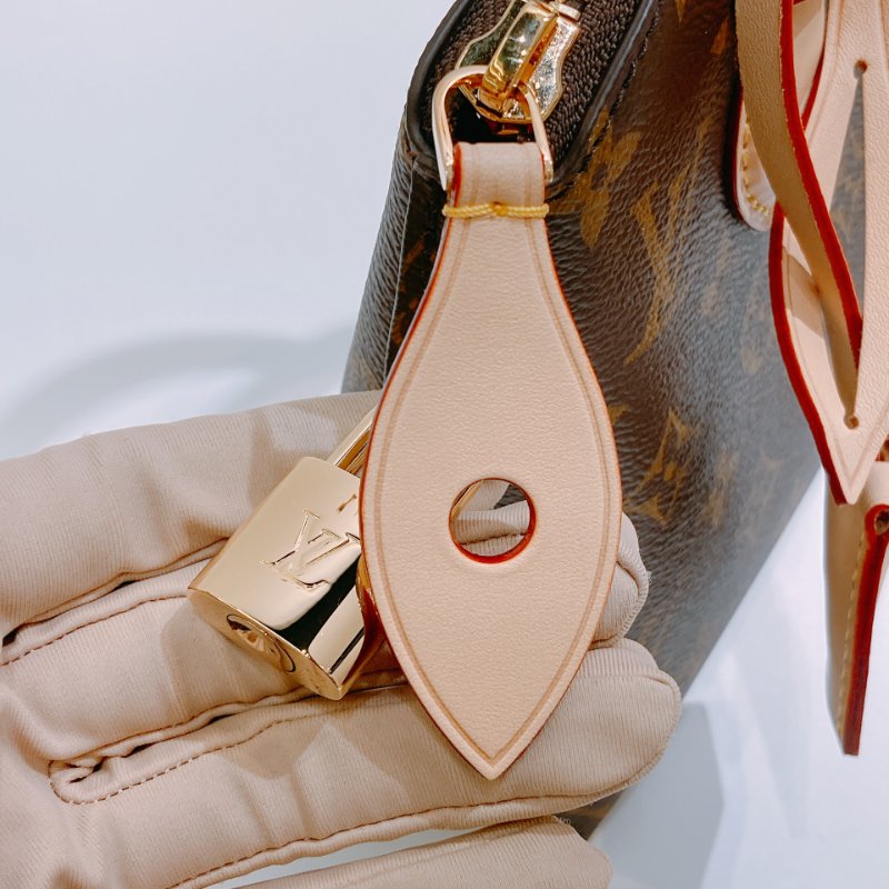 TW4743 Louis Vuitton 路易威登 BB M12019 Monogram Canvans Brown #NFC 經典老花色 手提包  全新-8