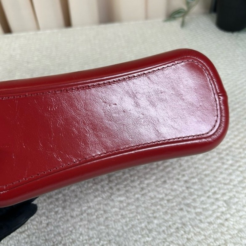 香奈兒Chanel麂皮拼牛皮 經典菱格紋 鏈條肩帶 質感高級 顯白百搭 粉色金扣 可單肩可斜挎-9