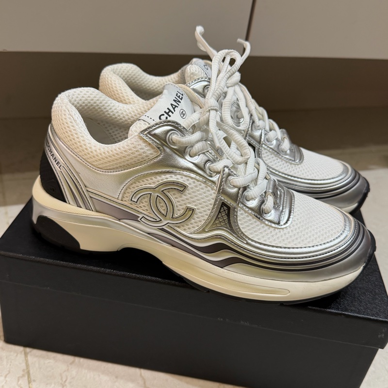 Chanel銀角大王 全新 38-0