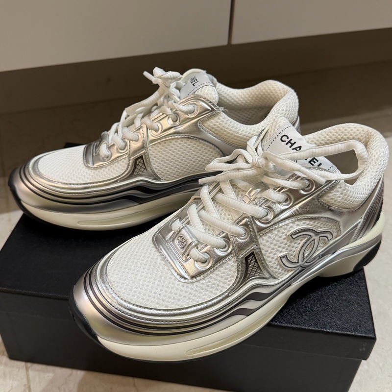 Chanel銀角大王 全新 38-1