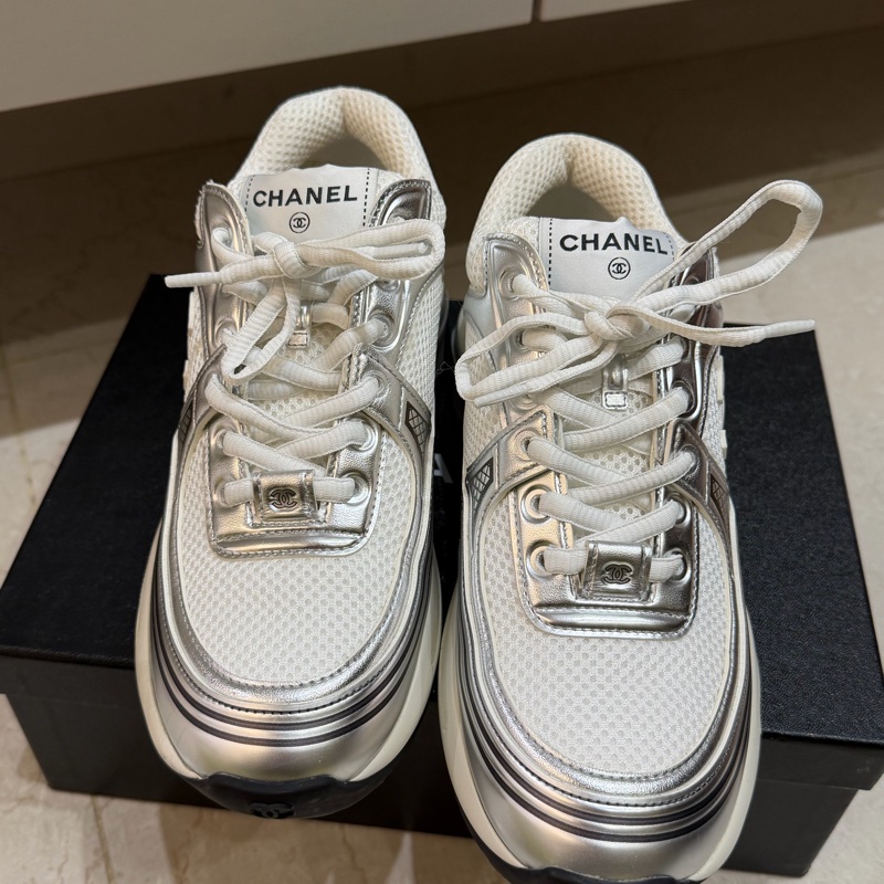 Chanel銀角大王 全新 38-2