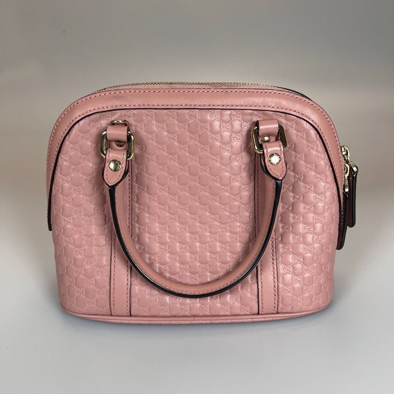 GUCCI 449654 粉色貝殼包-1