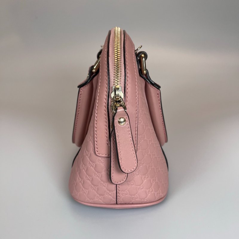 GUCCI 449654 粉色貝殼包-3