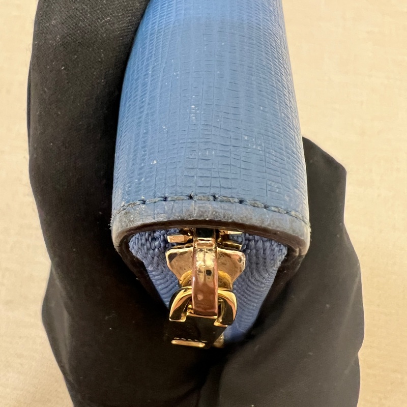 Bally藍色長夾 vintage 二手 中古-14