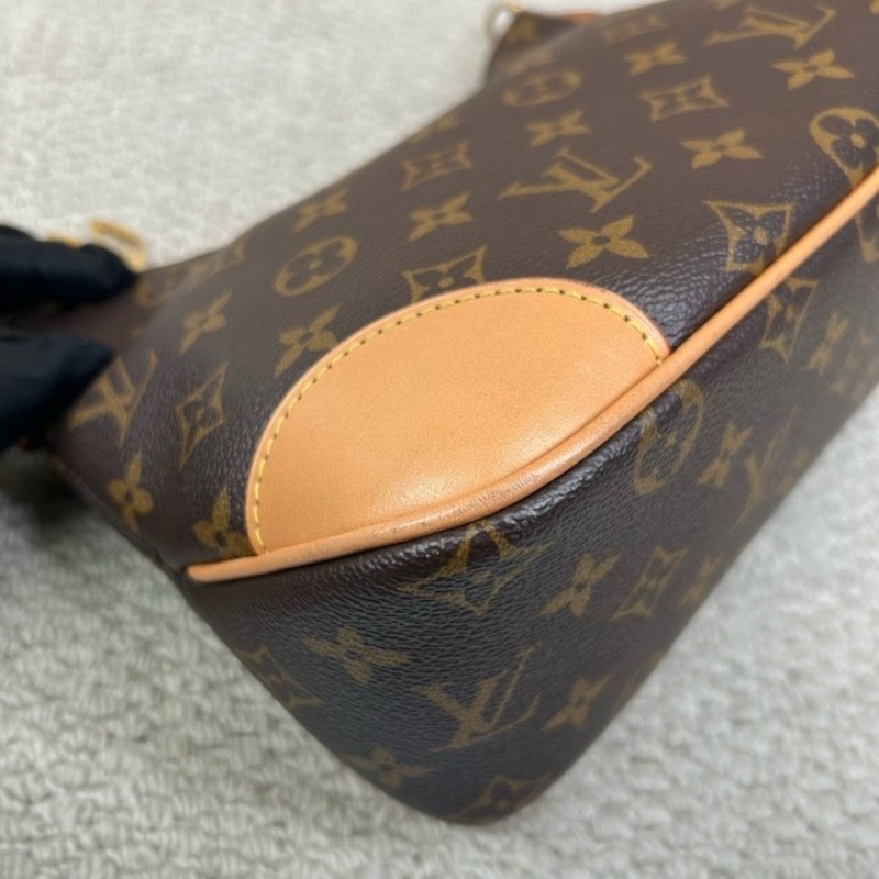 LV路易威登黃牛角包 雙肩帶可隨意調節 經典老花配色 單肩斜挎都可以 容量實用 日常百搭-7