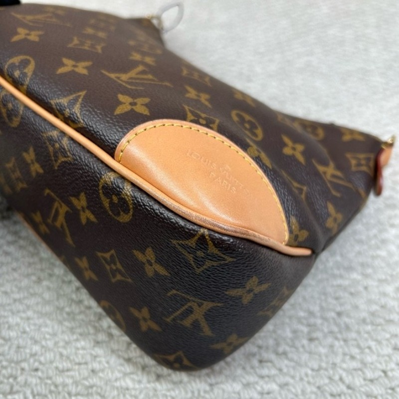 LV路易威登黃牛角包 雙肩帶可隨意調節 經典老花配色 單肩斜挎都可以 容量實用 日常百搭-10