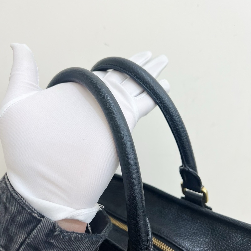 LOEWE羅意威Amazona黑金 全皮 手提包-2