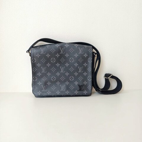 lv 路易威登/Louis Vuitton 男士斜挎黑色商務包 31*21*8cm