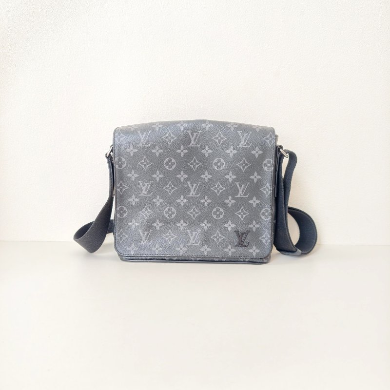 lv 路易威登/Louis Vuitton 男士斜挎黑色商務包 31*21*8cm-1