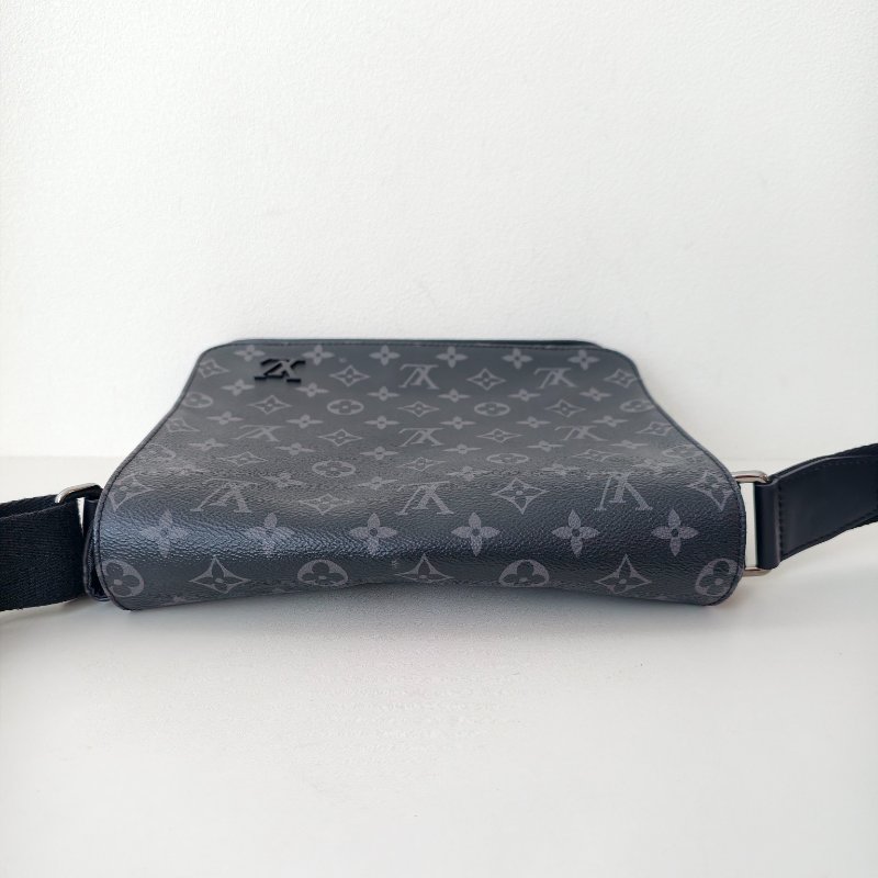 lv 路易威登/Louis Vuitton 男士斜挎黑色商務包 31*21*8cm-5