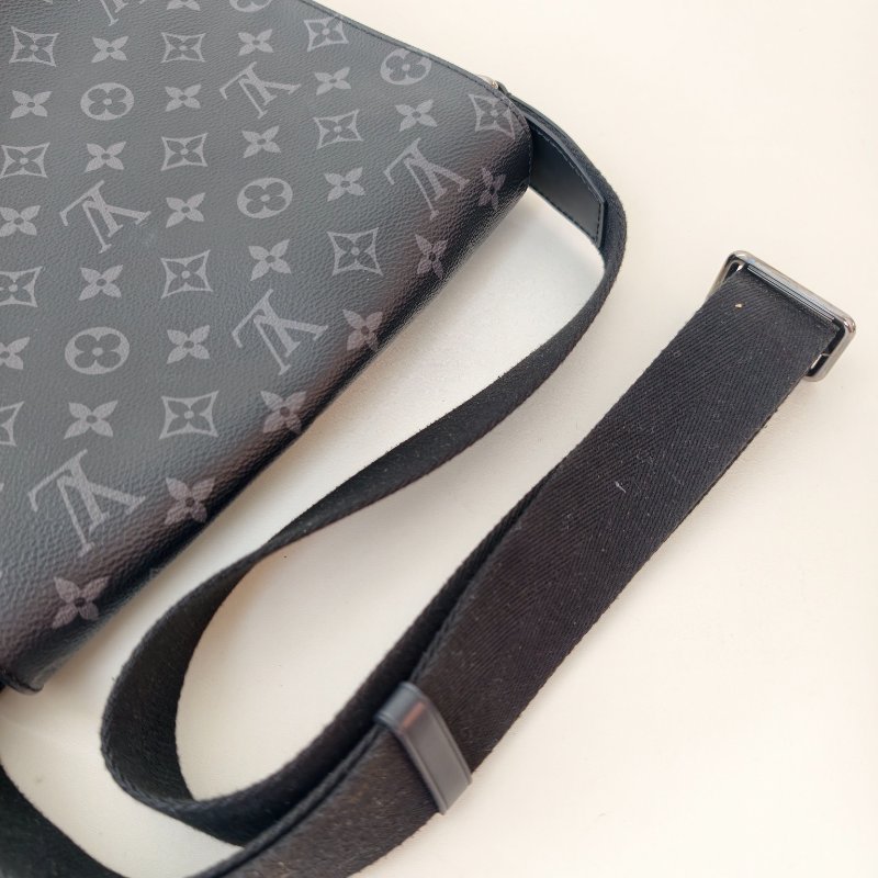 lv 路易威登/Louis Vuitton 男士斜挎黑色商務包 31*21*8cm-8