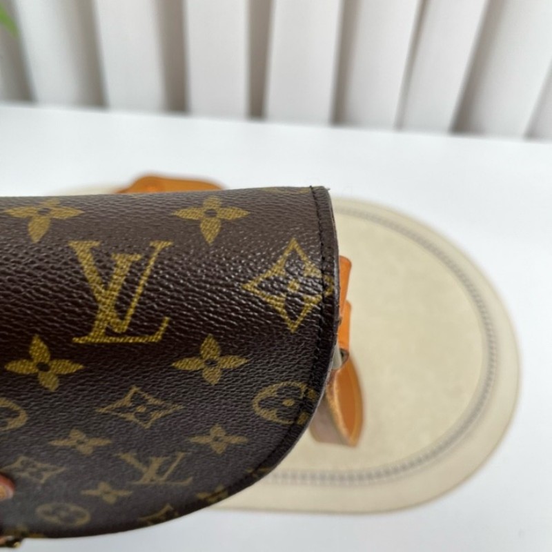 LV路易威登 盾牌包斜挎包單肩郵差包 包型立挺 肩帶可調節-11