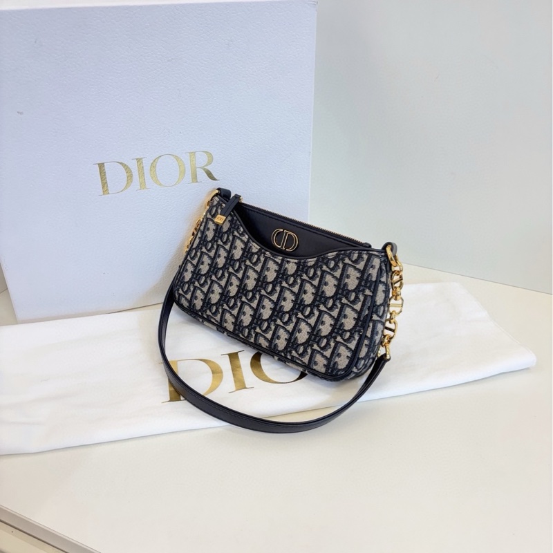 【99新🆕】Dior Hobo Avenue 老花刺繡圖案 三合一腋下包-3