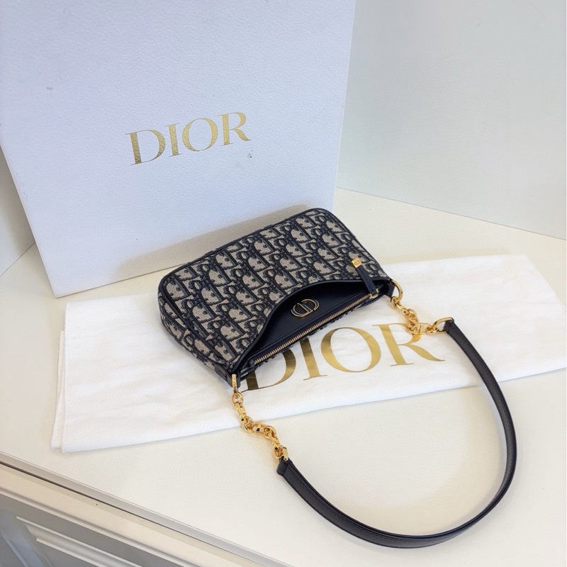 【99新🆕】Dior Hobo Avenue 老花刺繡圖案 三合一腋下包-4