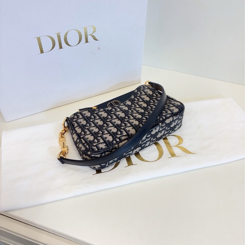 【99新🆕】Dior Hobo Avenue 老花刺繡圖案 三合一腋下包-5
