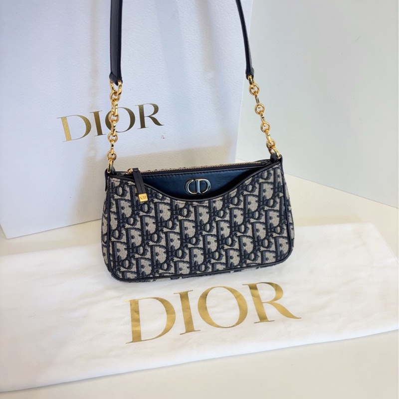 【99新🆕】Dior Hobo Avenue 老花刺繡圖案 三合一腋下包-6