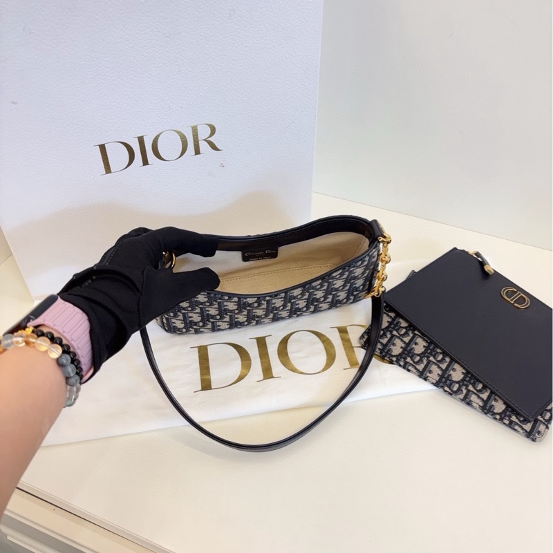 【99新🆕】Dior Hobo Avenue 老花刺繡圖案 三合一腋下包-7