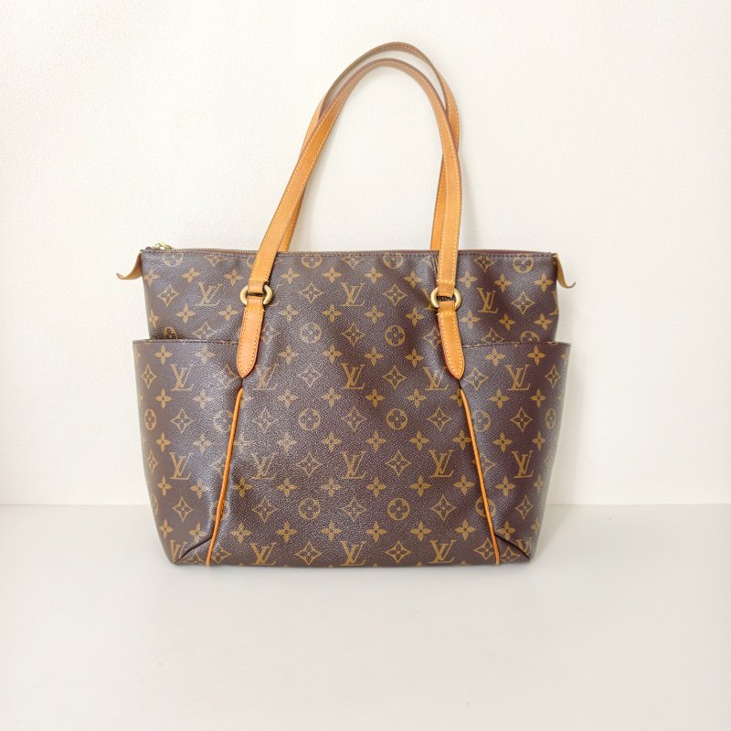 lv路易威登/Louis Vuitton 老花購物袋 棕色塗層帆布 長 43 x 寬 17 x 高 30cm-5