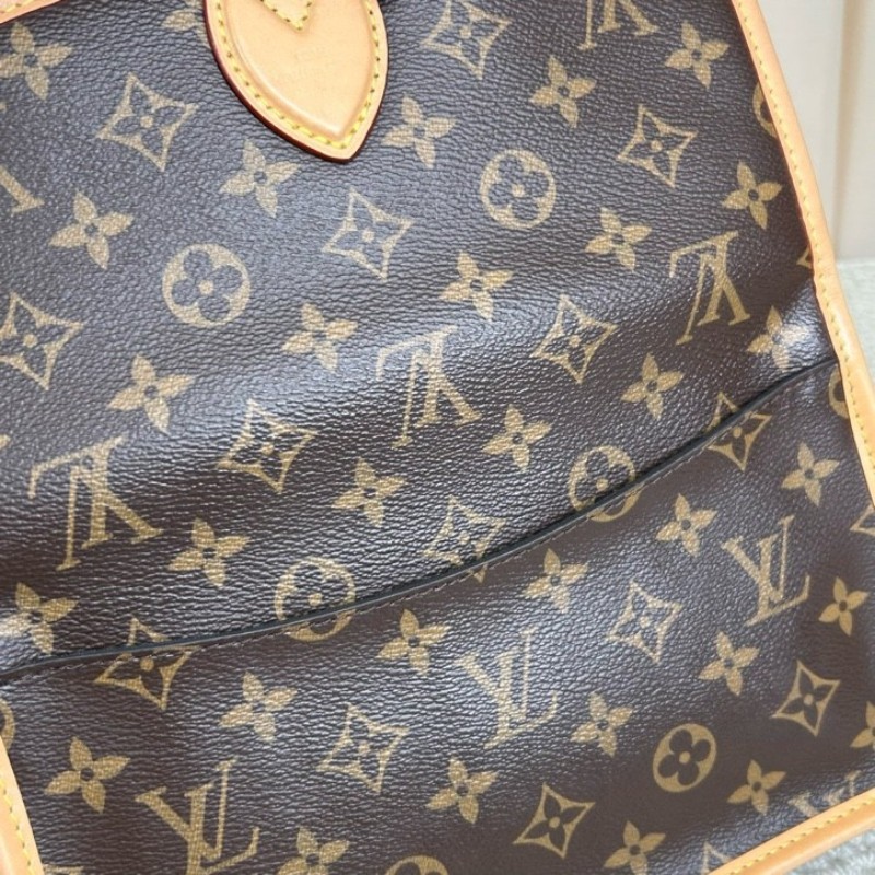 LV路易威登法棍老花經典款 雙肩帶 可單肩可斜挎可手提 容量適中 百搭不挑人 日常逛街、通勤都很實用-17