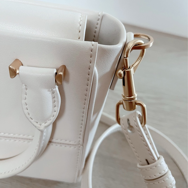 小ck豆腐包 奶油色 CHARLES&KEITH-2