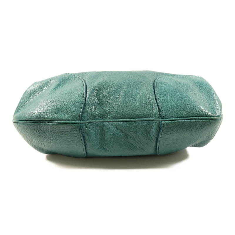 CELINE 牛皮皮革Shoulder Bag銀扣手挽肩背兩用袋-4