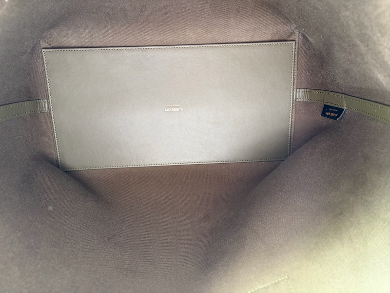 Burberry tote bag 深綠色格紋托特包 大 （可筆電包/上班通勤包/上學包/媽媽包）-32