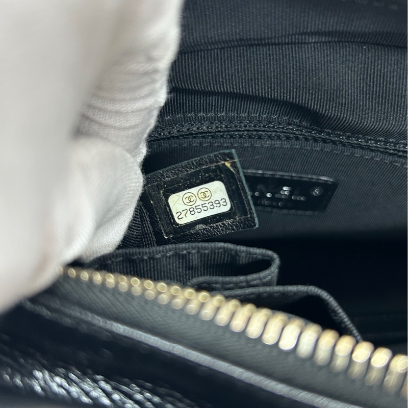 【98🆕】Chanel 黑綠藍毛呢 小號流浪包 單肩包-8