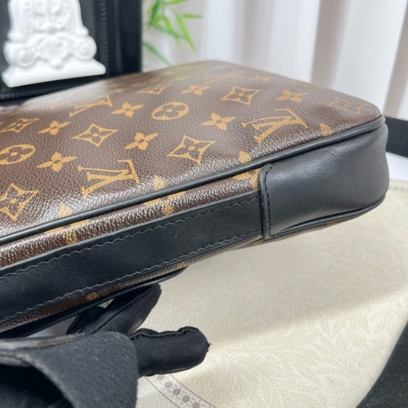 LV路易威登 經典老花郵差翻蓋單肩斜挎包 男女同款 經典款 容量大 日常通勤、出門都能用-10