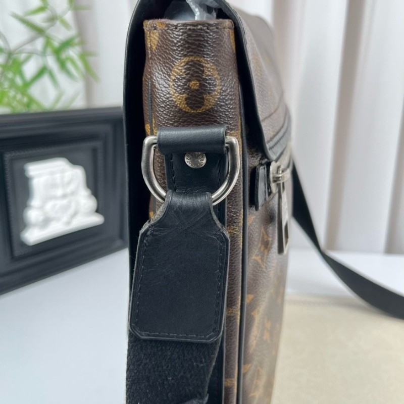 LV路易威登 經典老花郵差翻蓋單肩斜挎包 男女同款 經典款 容量大 日常通勤、出門都能用-19