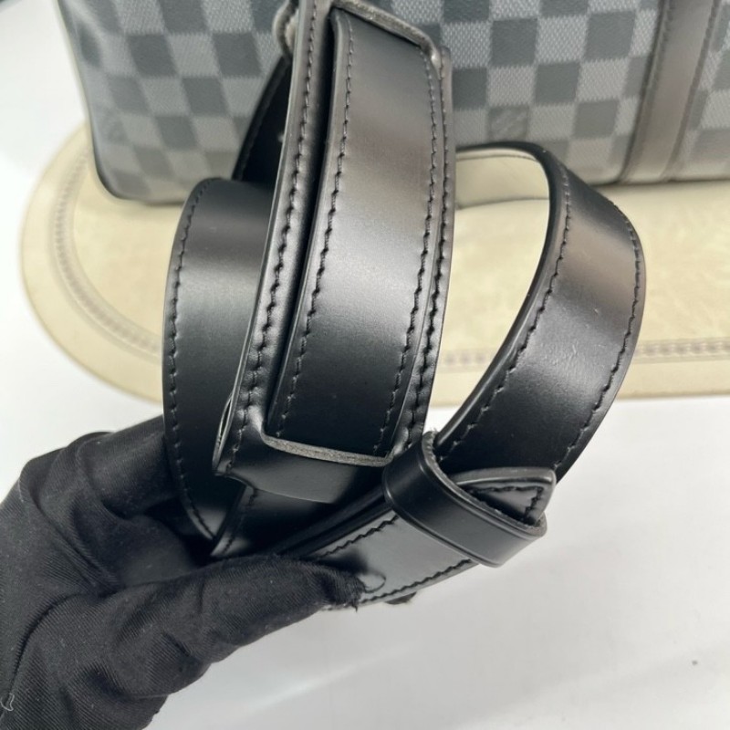 LV路易威登 男士黑棋盤格公文包 可裝筆記本電腦 出差通勤適用-18