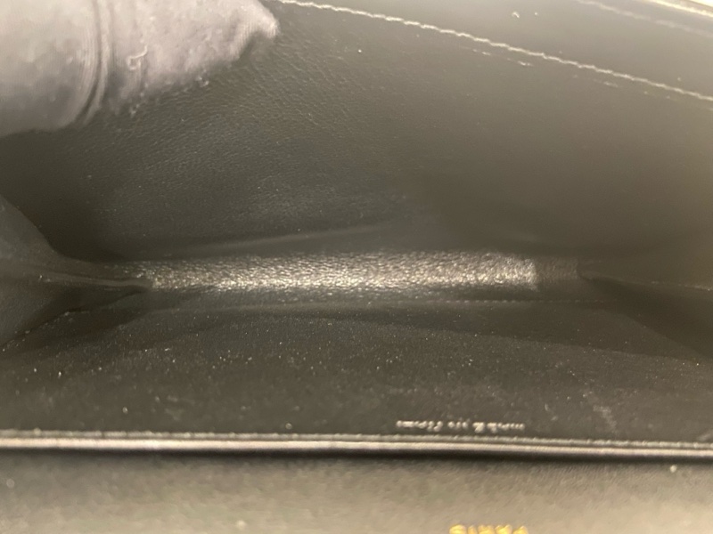 99新 YSL 聖羅蘭黑金woc信封包-8