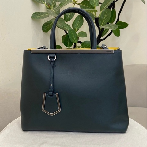 FENDI芬迪2Jours 墨綠色大號