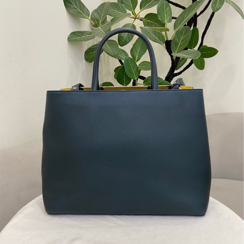 FENDI芬迪2Jours 墨綠色大號-1