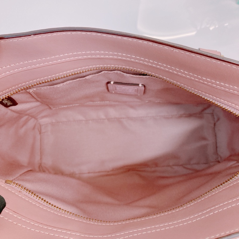 MS0585 COACH 花花花紋兩用肩帶包包LEAH TOTE FLOWER PRINT CANVAS-25