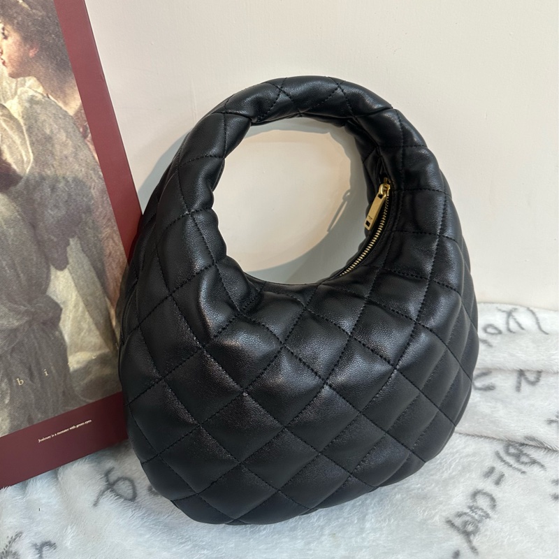 【全新🆕】YSL SAINT LAURENT  Icarino BABY 絎縫設計 古銅色飾件 羊皮 手提包 小號 small黑色 black-1