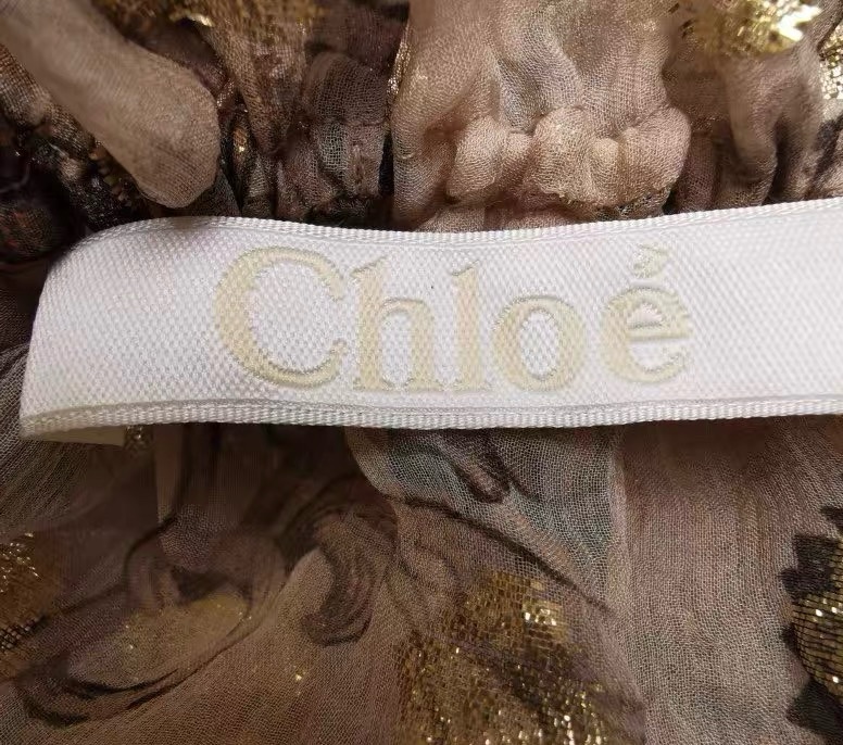 Chloe真絲上衣36碼-2