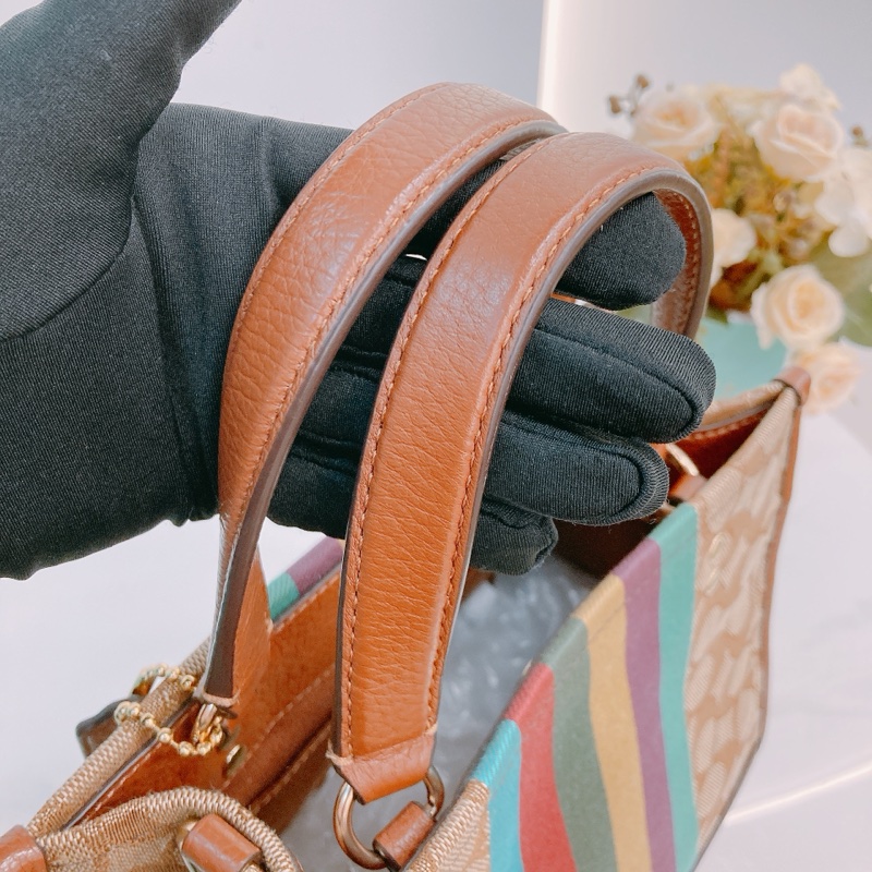 MS0586 COACH 經典兩用包包DEMPSEY TOTE 22CM WITH PATCH CANVAS-18