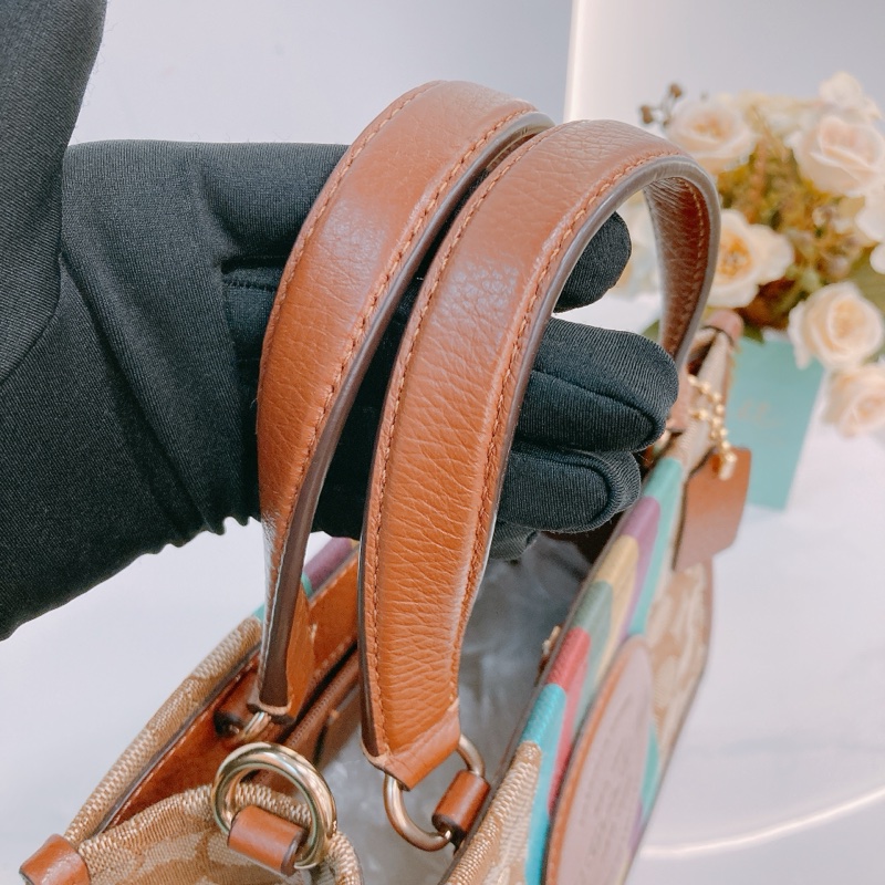 MS0586 COACH 經典兩用包包DEMPSEY TOTE 22CM WITH PATCH CANVAS-19