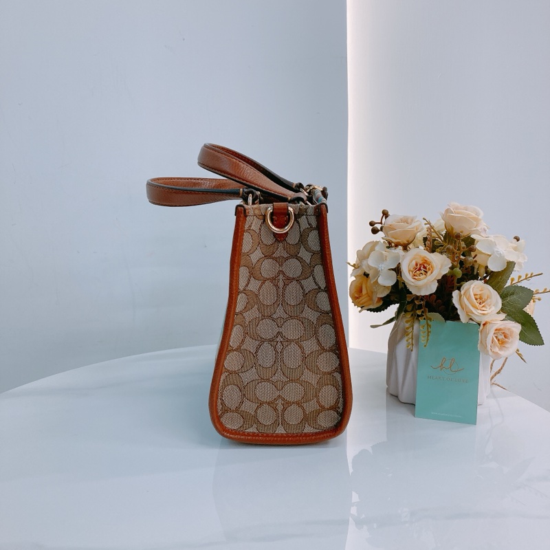 MS0586 COACH 經典兩用包包DEMPSEY TOTE 22CM WITH PATCH CANVAS-29