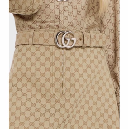 Gucci 男女同款 Flat Marmont 可調節腰帶65 70 75 80 85 90 95 100 105 110 115 120碼3.81cm-3